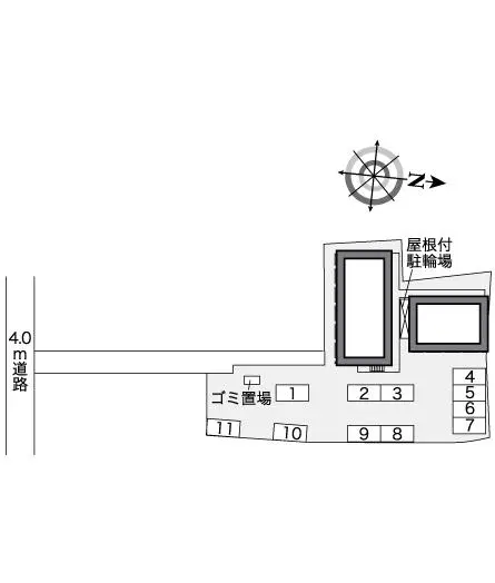 ★手数料０円★さいたま市北区今羽町　月極駐車場（LP）